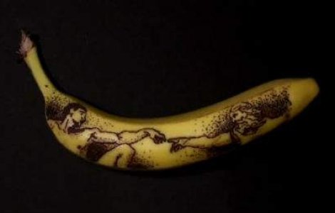 Cum se tatueaza o banana
