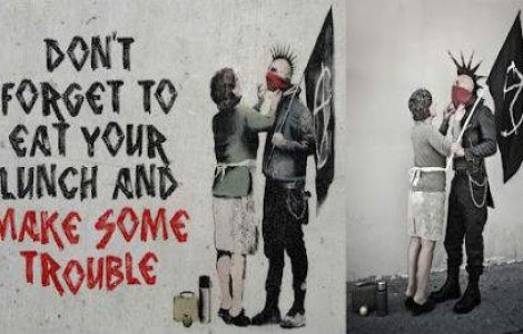 Arta lui Banksy adusa la viata