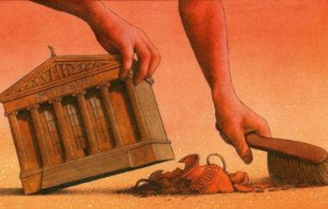 Politicul, saracia si lacomia in 30 de ilustratii satirice superbe