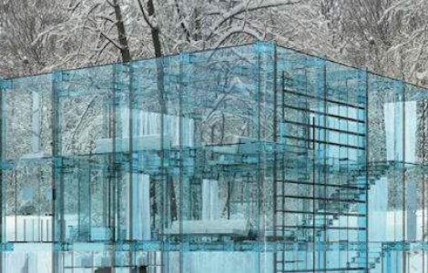 Nu pentru cei timizi! Casa construita 100% din sticla