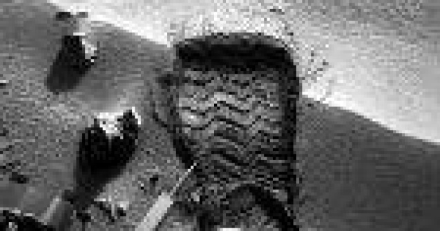 FOTO: Primele urme de picior lasate pe Marte