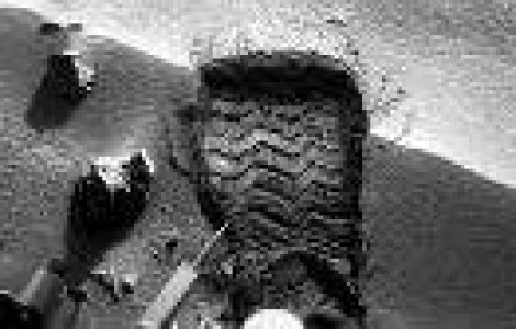 FOTO: Primele urme de picior lasate pe Marte