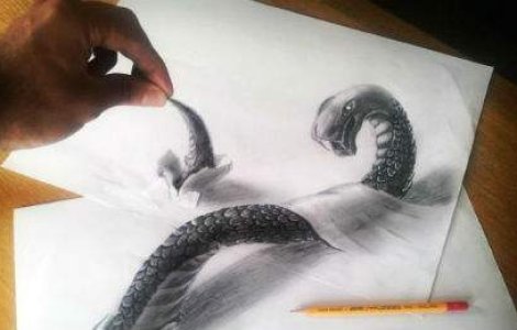 Cand arta prinde viata: iluzii 3D in creion captivante