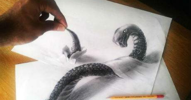 Cand arta prinde viata: iluzii 3D in creion captivante