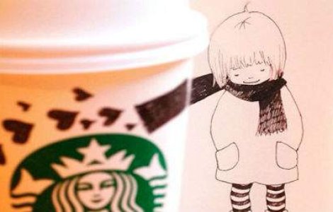 25 de ilustratii adorabile pe o cana de cafea