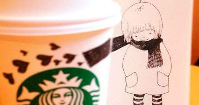 25 de ilustratii adorabile pe o cana de cafea