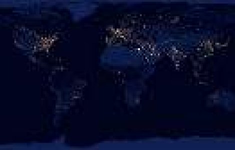 Pamantul vazut din spatiu noaptea: imagini captivante