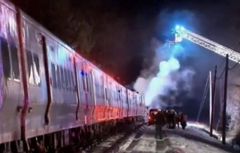  Video  Accident feroviar la New York: Cel putin 7 morti si 13 raniti