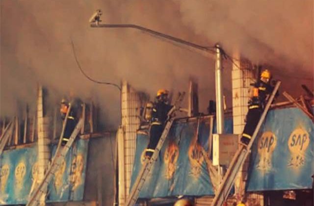 [Video] Incendiu intr-o piata din China, soldat cu 17 morti