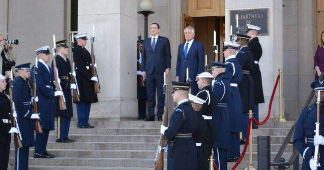 Ponta s-a intalnit cu secretarul american al Apararii. Despre ce au discutat