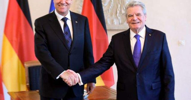 Iohannis s-a intalnit cu presedintele german. Despre ce au discutat