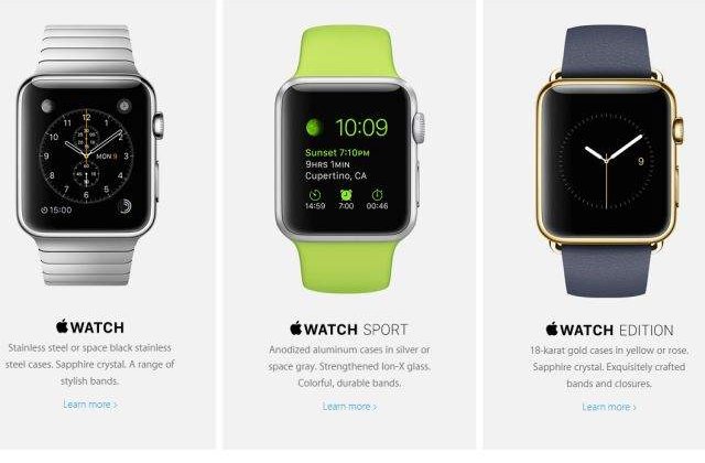 Apple Watch va avea preturi cuprinse intre 349 si 10.000 de dolari