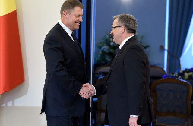 Komorowski: Contez pe colaborarea cu Romania in chestiunea flancului estic al NATO