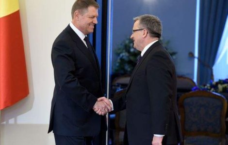 Komorowski: Contez pe colaborarea cu Romania in chestiunea flancului estic al NATO