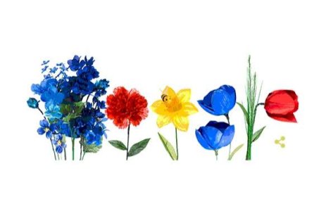 Echinoctiul de primavara, marcat de Google printr-un logo special