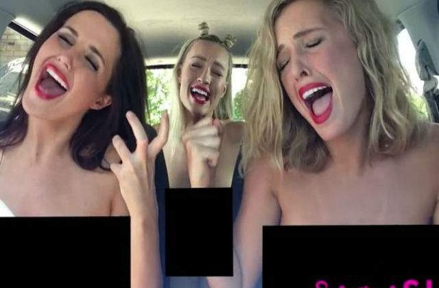 [VIDEO] Trei tinere prezinta evolutia muzicii intr-un mod ingenios: mimand melodii in masina