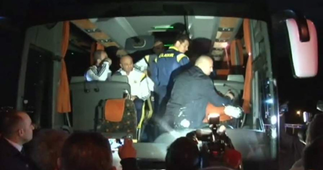  Video  Autocarul echipei Fenerbahce, atacat cu focuri de arma
