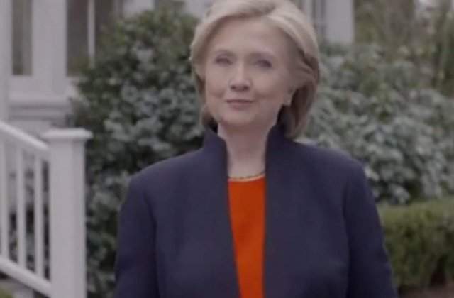 [Video] Hillary Clinton si-a anuntat candidatura la presedintia Statelor Unite
