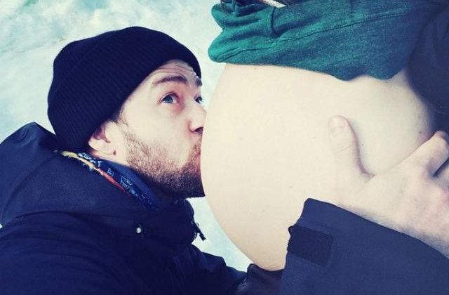 [FOTO] Justin Timberlake si Jessica Biel au postat prima imagine cu fiul lor