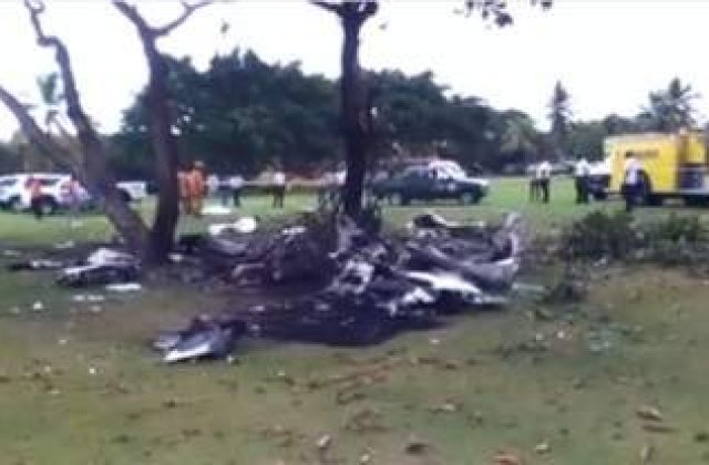 [Video] Republica Dominicana: Sapte morti, dupa prabusirea unui avion usor