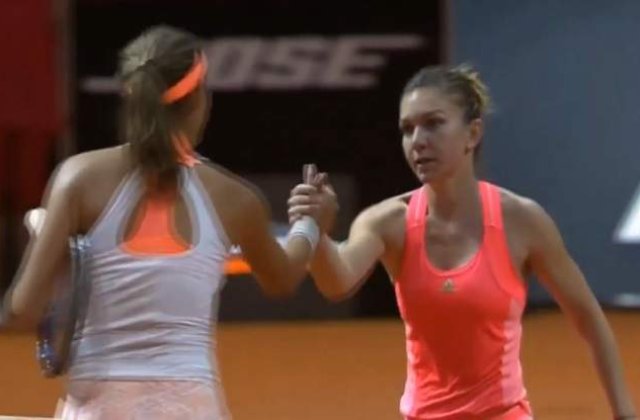 [Video] Stuttgart: Simona Halep a invins-o in premiera pe Garbine Muguruza