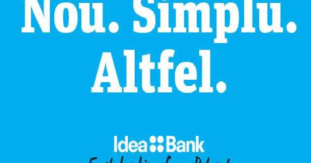 (P) Iti doresti o atitudine fresh in banking si produse bancare simplificate? Descopera Idea::Bank