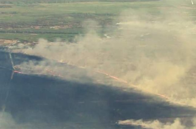 [Video] Incendiul de vegetatie de la Cernobil, stins complet