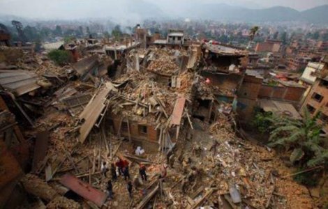 Cutremurul din Nepal, mai puternic decat bomba de la Hiroshima