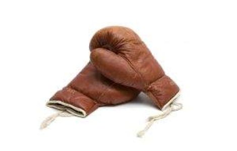 Evander Holyfield si Mitt Romney, adversari intr-un meci demonstrativ de box organizat in scop caritabil