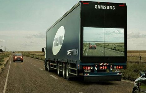 Samsung a lansat camionul care te ajuta sa il depasesti in siguranta