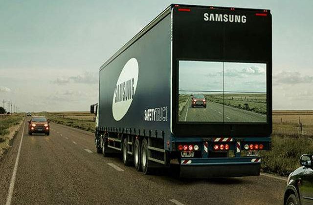 [VIDEO] Samsung a lansat camionul care te ajuta sa il depasesti in siguranta