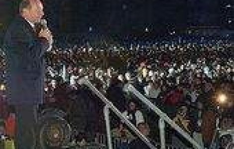 Basescu, fluierat de Anul Nou