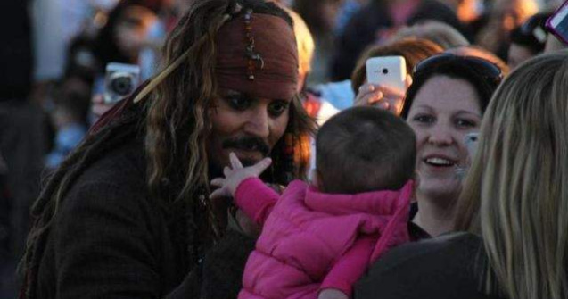 Australia: Jack Sparrow, intr-o vizita surpriza la un spital de copii