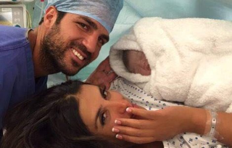 Mijlocasul echipei Chelsea, Cesc Fabregas, tata pentru a doua oara