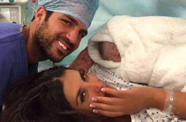 Mijlocasul echipei Chelsea, Cesc Fabregas, tata pentru a doua oara