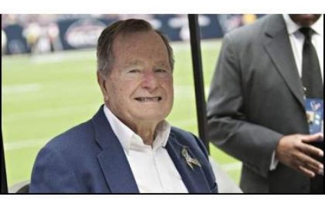 George H.W. Bush a cazut si si-a fracturat o vertebra la gat