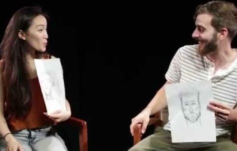 Cupluri se descriu reciproc unui specialist in portrete-robot