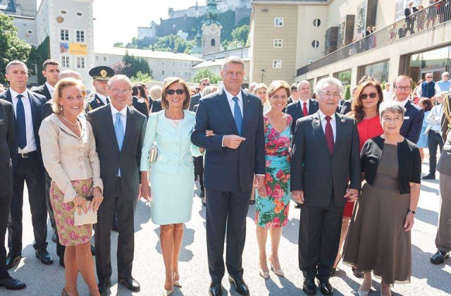 Presedintele Iohannis, la deschiderea Festivalului de la Salzburg