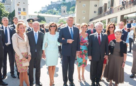 Presedintele Iohannis, la deschiderea Festivalului de la Salzburg