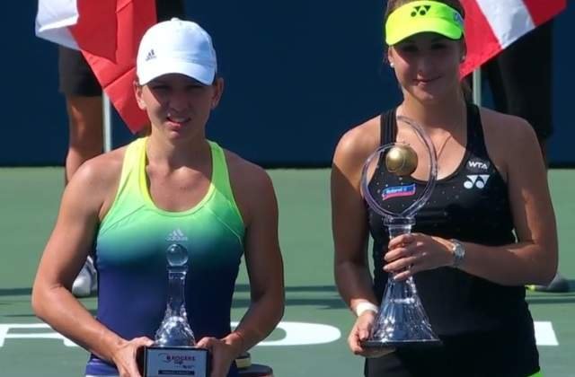 [Video] Finala de la Toronto: Belinda Bencic a castigat partida, dupa ABANDONUL Simonei Halep
