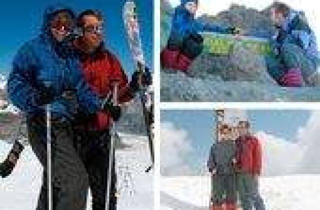 Alpinist roman rapus de varful Aconcagua