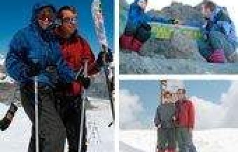 Alpinist roman rapus de varful Aconcagua