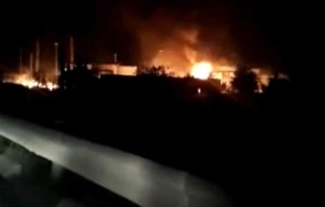  Video  Explozie la o uzina chimica din estul Chinei