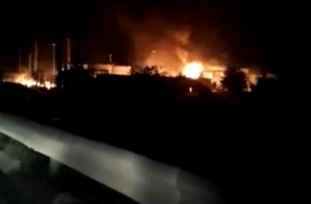 [Video] Explozie la o uzina chimica din estul Chinei