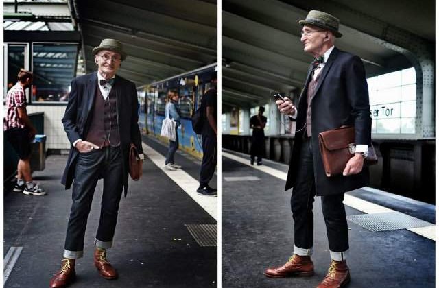 [FOTO] Cel mai stilat bunic: are 104 ani, dar se imbraca mai bine decat tine
