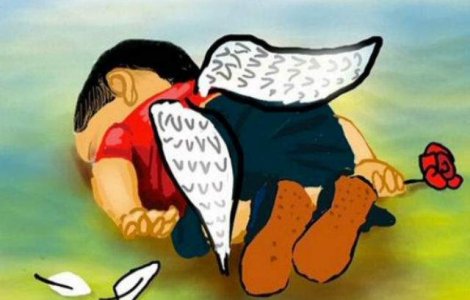  Foto  Tribut emotionant adus baietelului sirian gasit inecat pe o plaja din Turcia