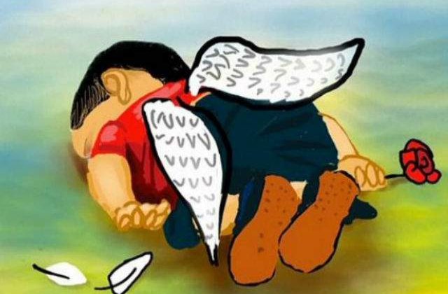 [FOTO] Tribut emotionant adus baietelului sirian gasit inecat pe o plaja din Turcia