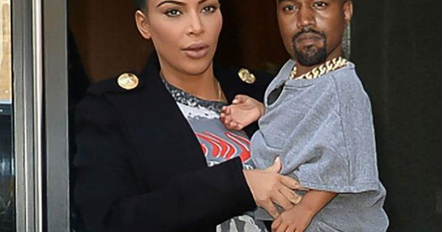 Funny: Cineva a photoshopat capul lui Kanye pe corpul lui North West