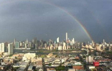 Fotografie spectaculoasa facuta cu o zi inainte de comemorarea 9/11