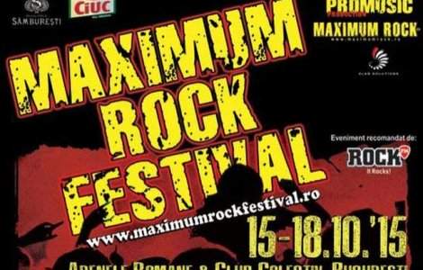 Maximum Rock Festival, patru zile de concerte exceptionale